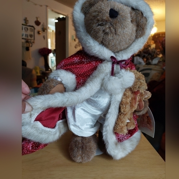 Vintage* 2003 Sasha & Nicholas Teddy Bear with Stand - Picture 9 of 11